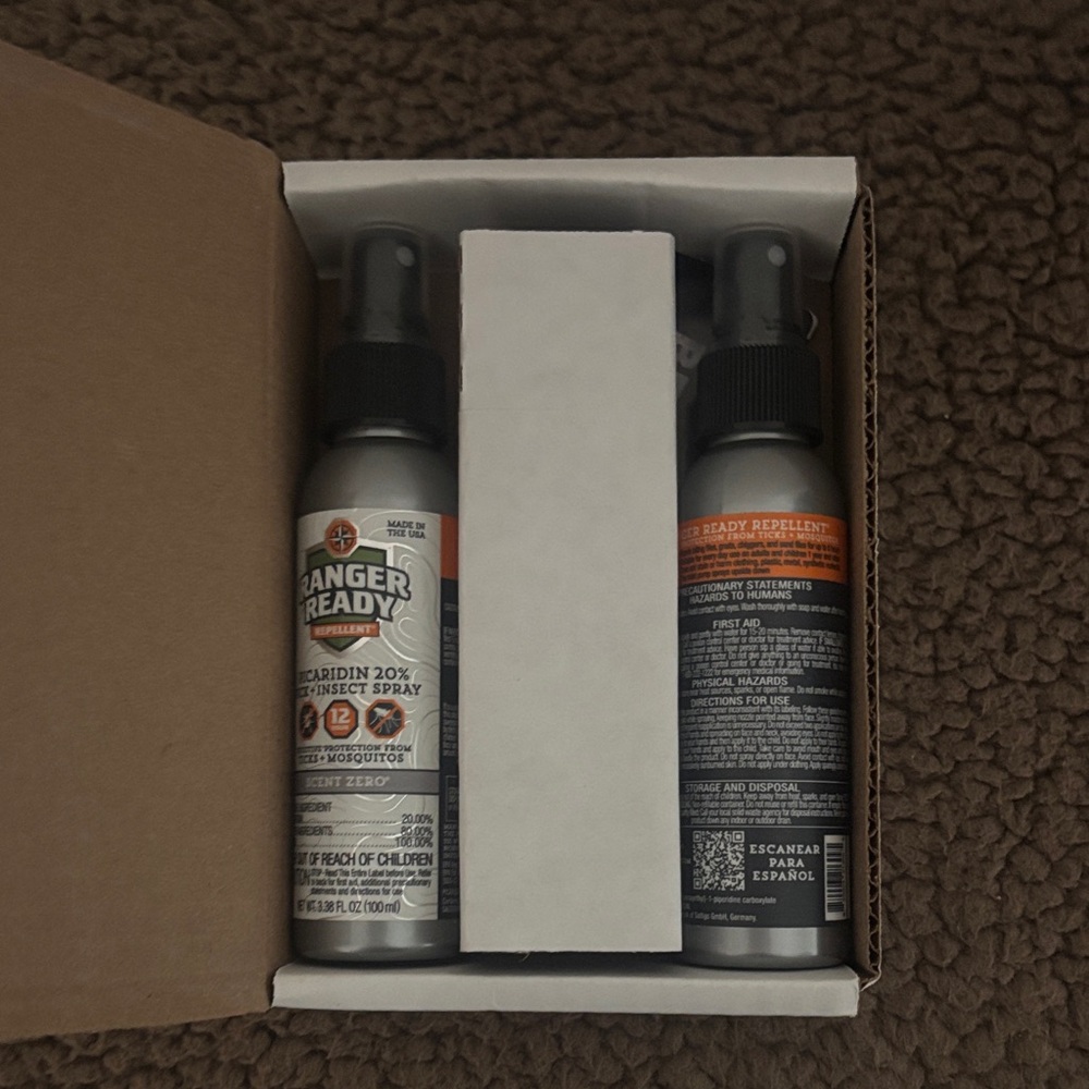 Ranger Ready Insect Spray Duo - Silver & Black Bottles